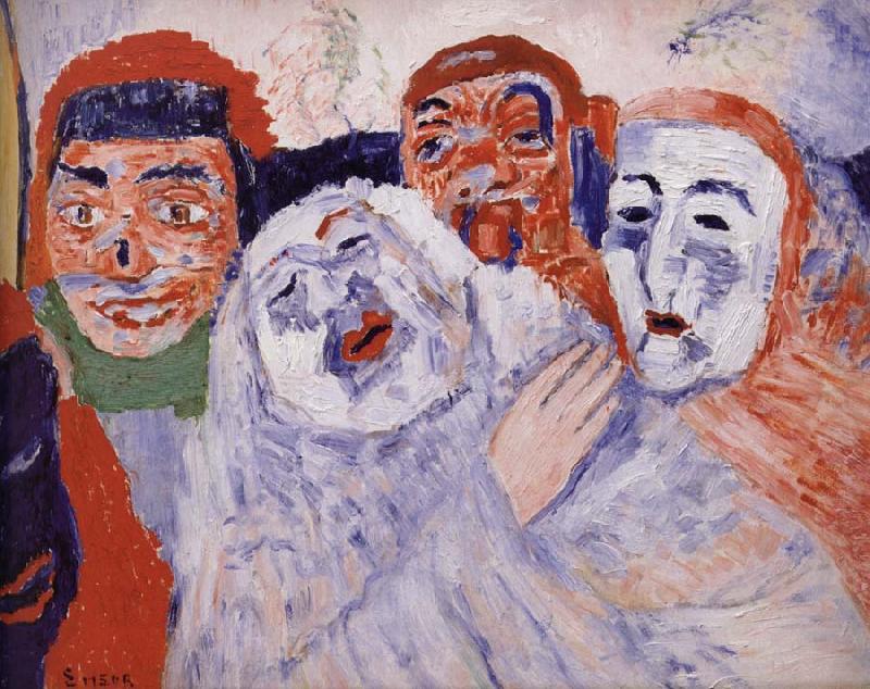 James Ensor Singing Masks china oil painting image